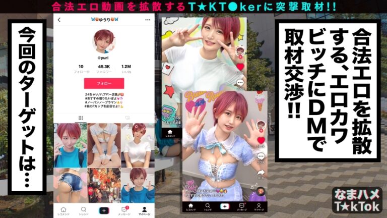 Oma☆nko is broken！！【おっぱい神回×中出し失禁】かわいい顔して、タフ！タフ！タフ！まさに性豪！！魅せて！漏らして！イカセます！エロコス×2着で部屋中いたる所で乱れ合う！顔からチ○ポまで全身愛撫の凄テク責め！！ヤレばヤルほど熱くなる///汗だく密着3回戦！ハメ潮×失禁×中出しオンパレード！【なまハメT☆kTok Report.3】